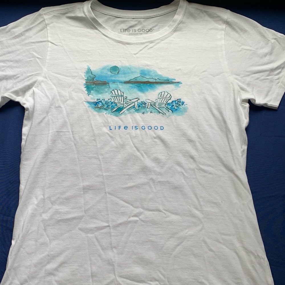 Life is good lake tee